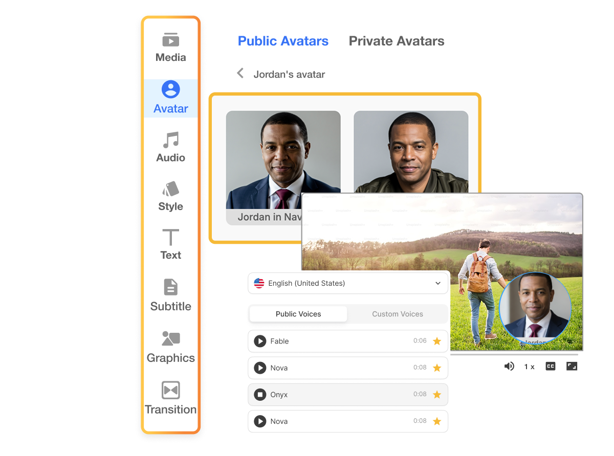 Create Custom AI Avatar to connect globally with localized visuals and voice